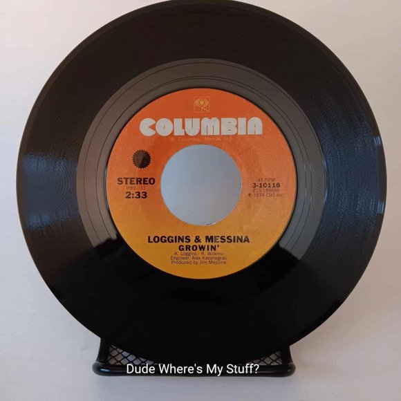 LOGGINS & MESSINA - GROWIN' - KEEP ME IN MIND - 45 RPM vinyl - 1974 (RS) - Picture 1 of 4